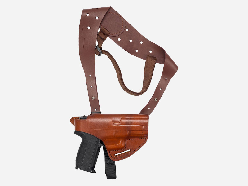 LEATHER HORIZONTAL SHOULDER HOLSTER
